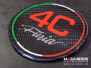 Alfa Romeo 4C Carbon Fiber Fuel Door - Furia - Red